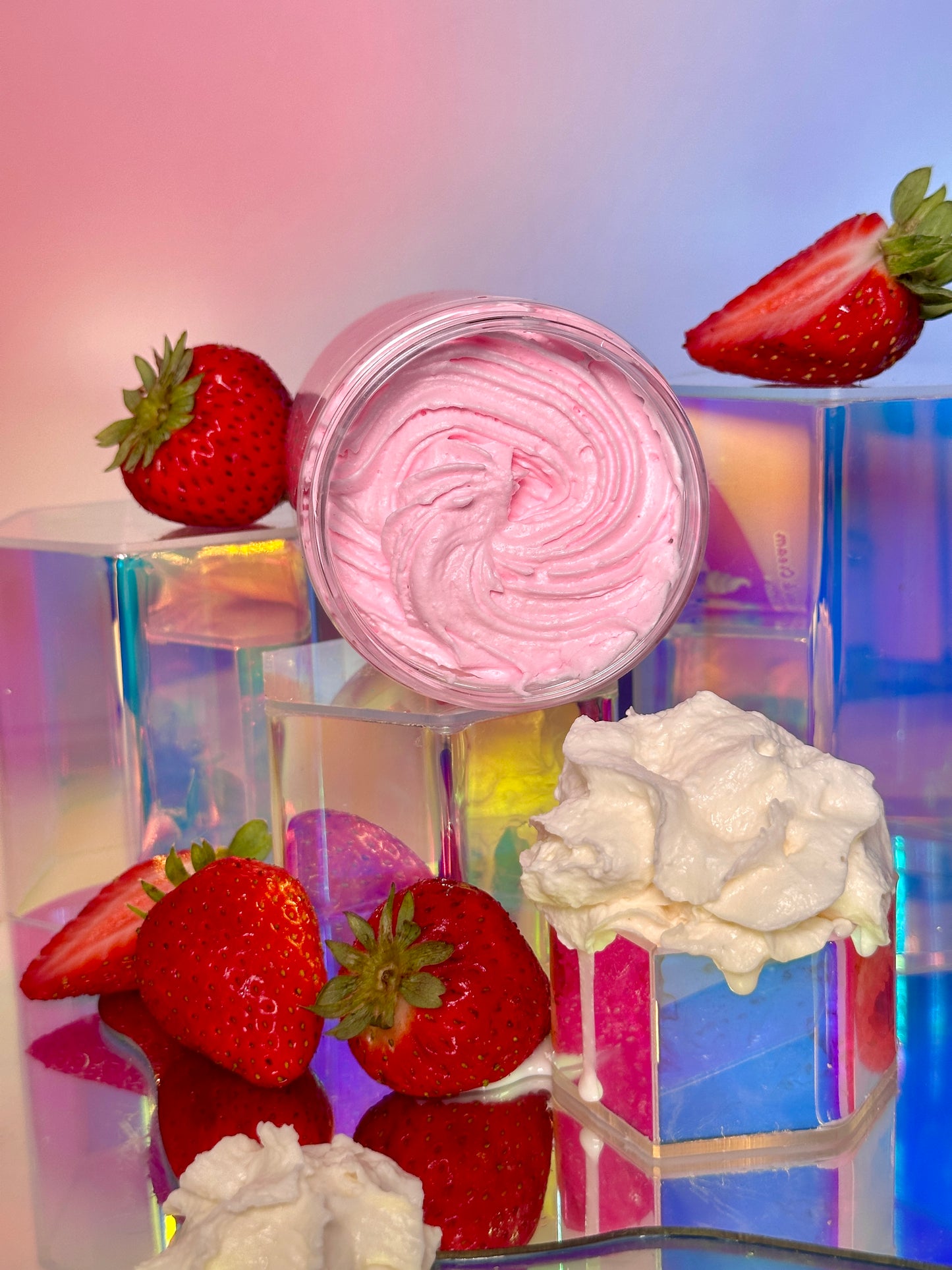 Strawberries and Cream Swirl Butter